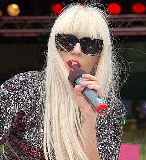 Lady GaGa performing